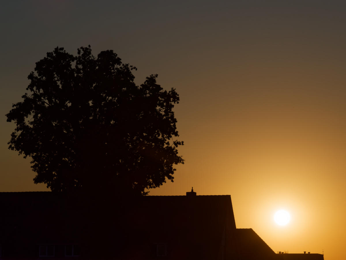 Sonnenuntergang Acrylglasbild